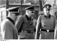 Major d. Sch. Fuchs, General der Polizei Daluege, Oberst d. Sch. Winkelmann